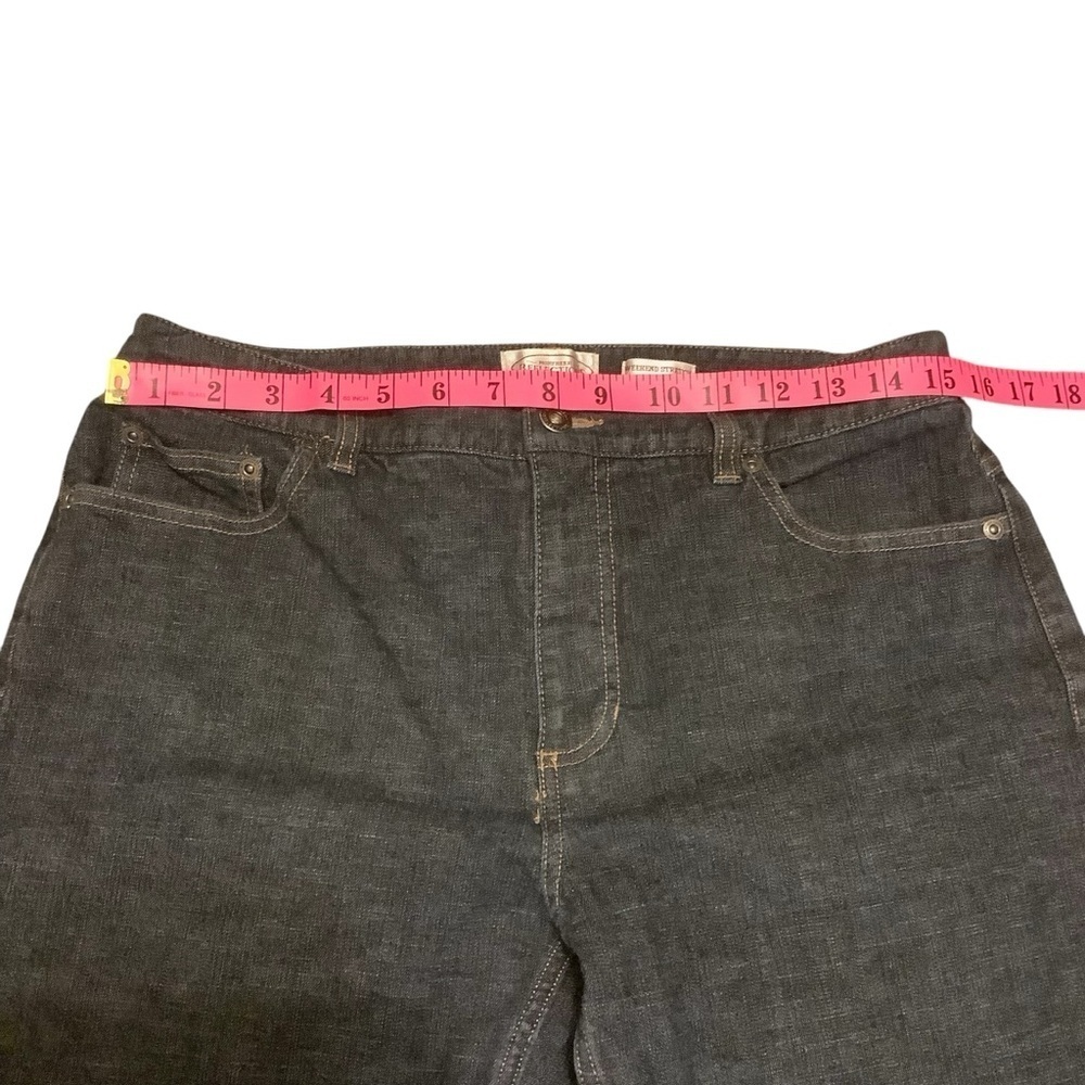 NORTHERN REFLECTIONS WEEKEND STRETCH DARK WASH BOOTCUT JEANS/ Size 10 Regular - Picture 7 of 10